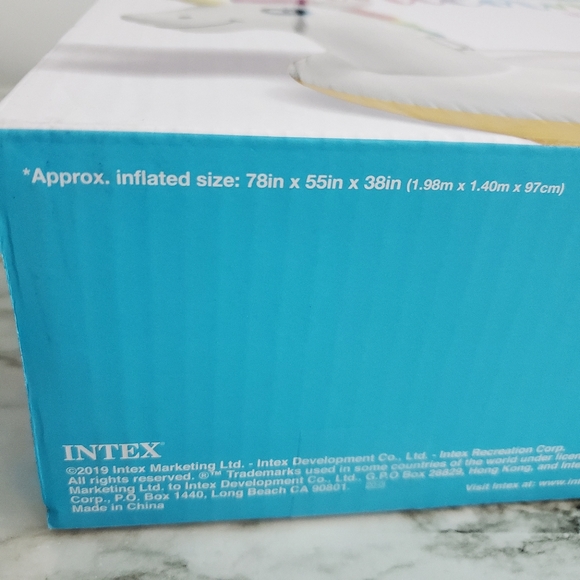 Intex Unicorn Inflatable Ride-On Pool Float - Picture 5 of 6